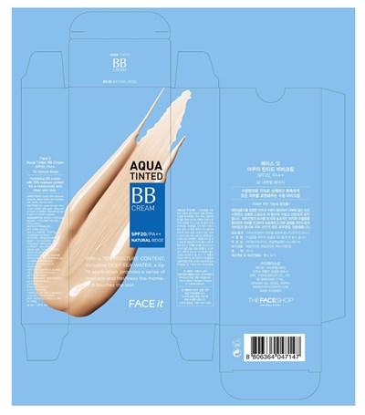 Bb Cream (Face It Aqua Tinted Bb Cream Spf 20, Pa++ 02 Natural Beige)
